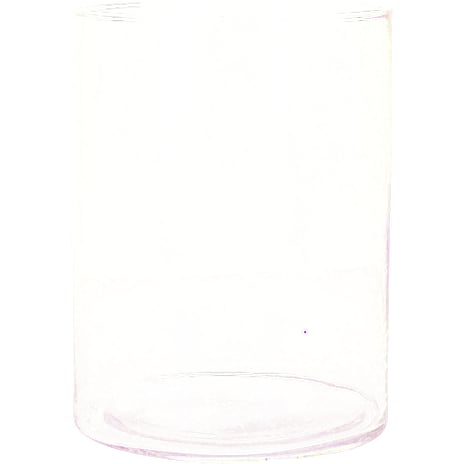 Andre Mærker Glasvase cylinderformet 15 x 20 cm - klar 1 stk.