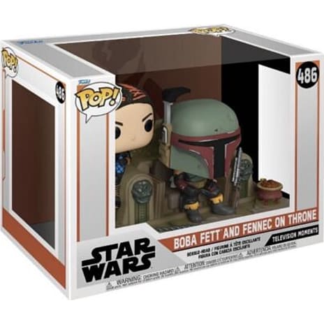 Funko POP! Star Wars Boba Fett and Fennec on Throne
