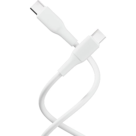 X2o superflex 60wusb-c/c-kabel 1,5 meter - hvid 1 stk.