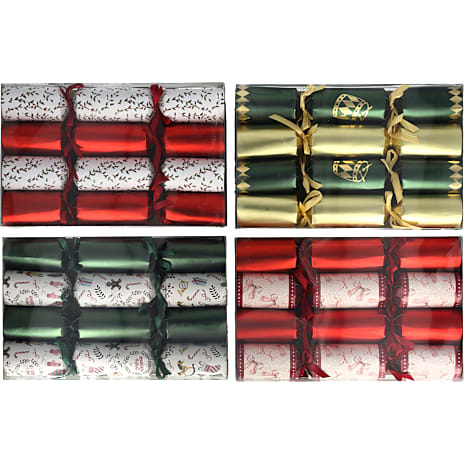 Juleknallerter - L: 24,5 cm - assorteret 4 stk.