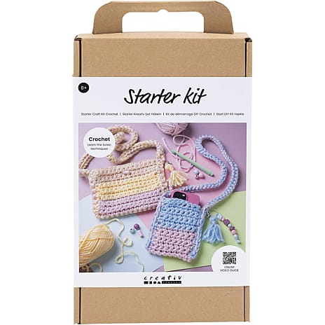 Creotime DIY Hækle Startkit Tasker