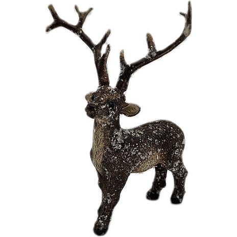 Julefryd Glitter Rensdyr Højde 9 cm Assorteret