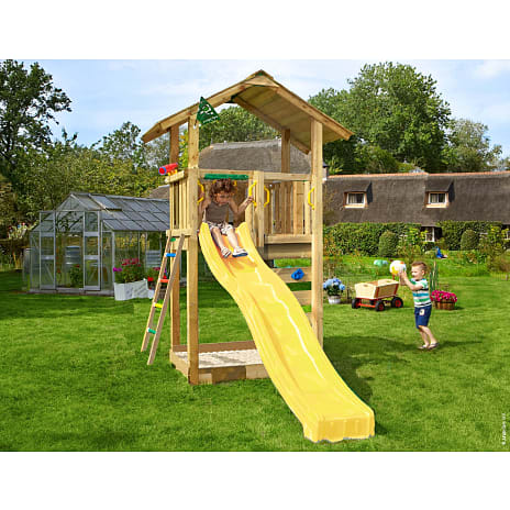 Jungle Gym Sierra med gul rutsjebane