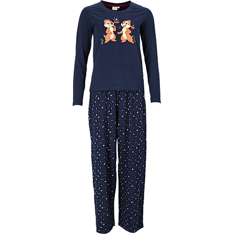 VRS dame Chip&Chap pyjamas - 2XL - Mørkeblå