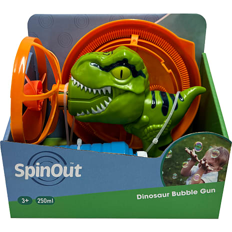 SpinOut Dinosaurus-Sæbeboblepistol