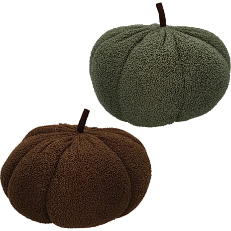Efterårs plysgræskar H:35 cm - flere varianter - assorteret 1 stk.