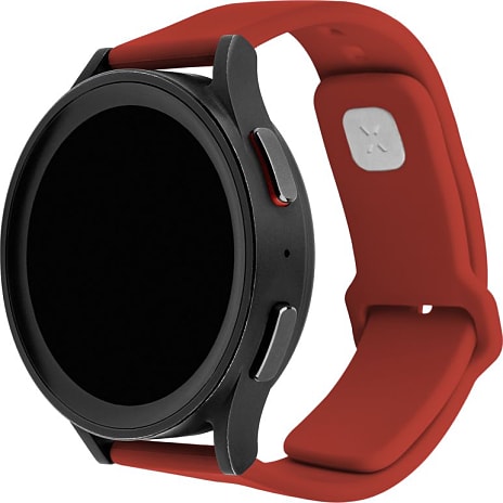 Fixed Silicon Sporty Strap Smartwatch Rød