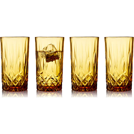 Lyngby Glas Highballglas Gul