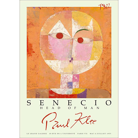 Citatplakat Senecio Paul Klee