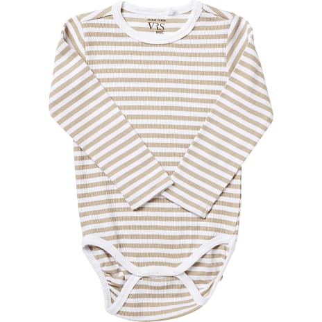 VRS baby body str. 92 - stribet 1 stk.