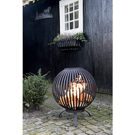 Esschert Design Peoria Bålfad Rundt Sort