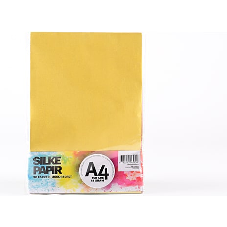 Andre Mærker Silkepapir A4 150 ark - 30 farver 1 stk.