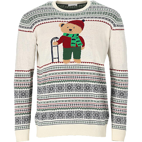 VRS herre julesweater str. 2XL - råhvid 1 stk.
