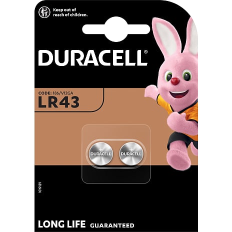 Duracell LR43 batterier 2-pak 2 stk.