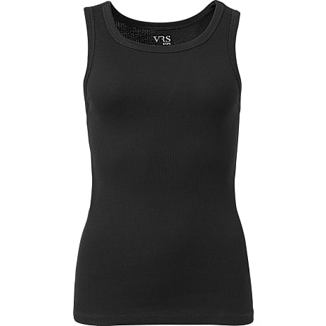 VRS dame basis tanktop str. S - sort 1 stk.