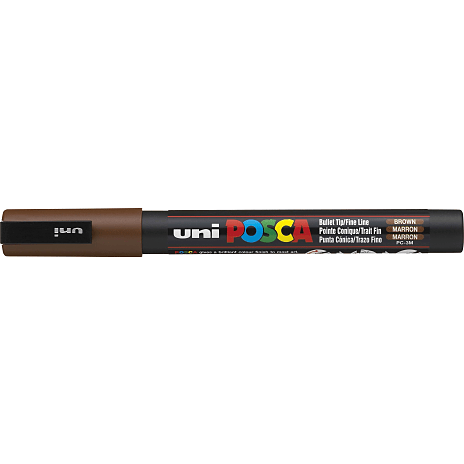Posca PC3M Vandbaseret Tusch Brun