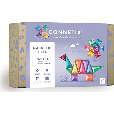 Connetix Magnetic Tiles Pastel Magnetisk Byggesæt