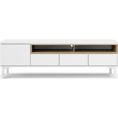 Roomers TV-bord Hvid/Egefolie