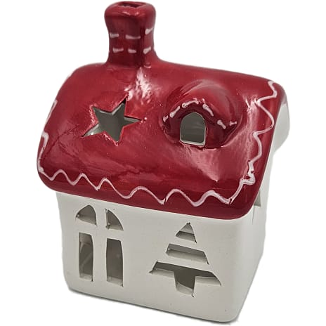 Hus Til Fyrfadslys 8,4x9,5 cm Assorteret