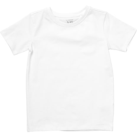VRS børne T-shirt str. 110/116 - hvid 1 stk.