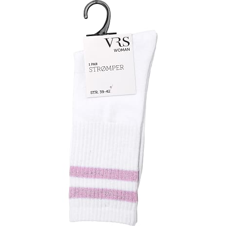 VRS Dame Tennisstrømper Str. 35/38 Hvid