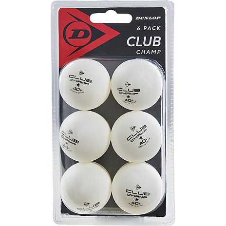 Dunlop Champ 40+ Bordtennisbolde hvid