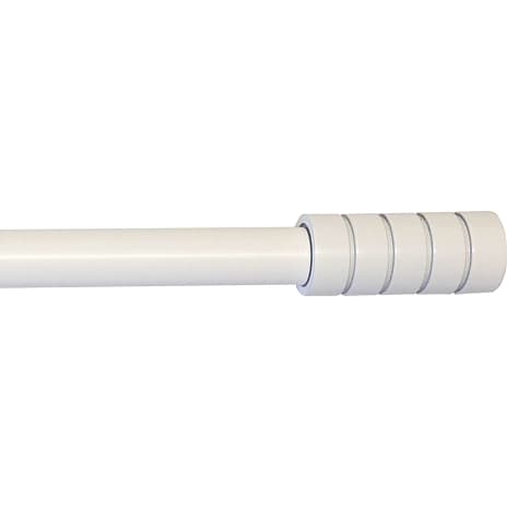 DEBEL Cylinder gardinstang hvid