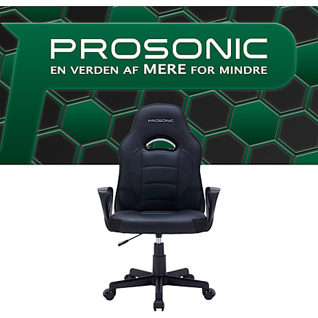 Prosonic RGB Børne Gamerstol Sort