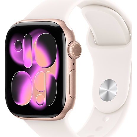 Apple Watch S11 (2025) GPS + Cell 42mm Rose Gold Aluminium Light Blush M/L