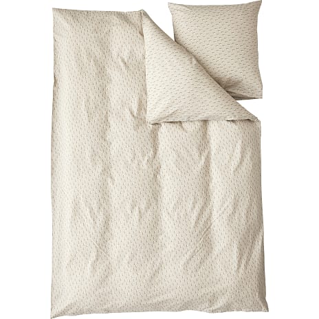 Salling sengetøj beige blomst