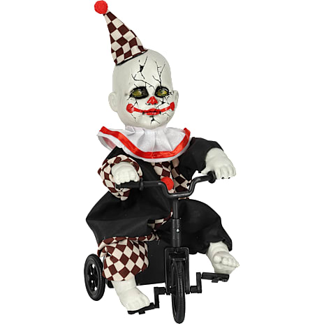 Halloween Mekanisk Cykel Klovn