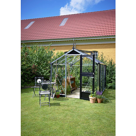Juliana Compact Drivhus Aluminium