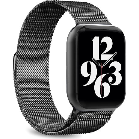 PURO Milanese Rem til Apple Watch 42-44 mm Sort