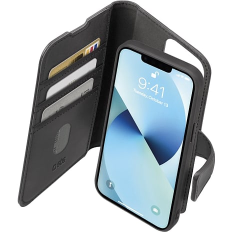 SBS iPhone 14 wallet - sort 1 stk.