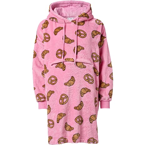 VRS Dame Fleece Hættetrøje Str. S/M Rosa