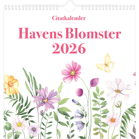 1Conzept Kalender 2026 Danmarks Blomster