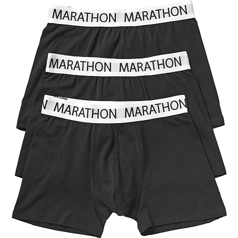 Marathon teen 3-pak boxershorts str. 16-17 år - sort 1 stk.