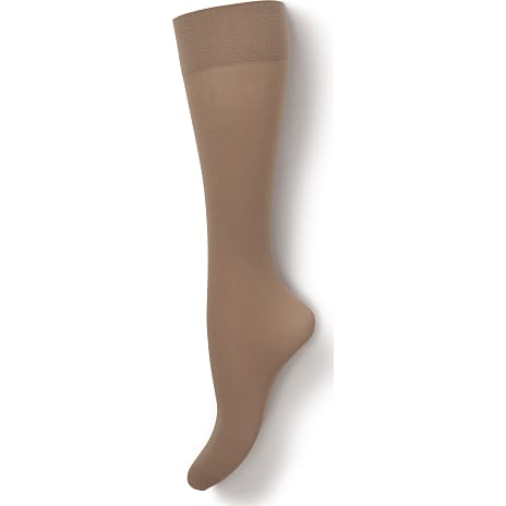 VRS dame 2-pak knæstrømper str. onesize - sand 1 stk.