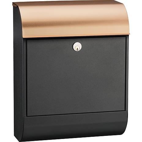 ME-FA Postkasse Pearl 872 Sort/Kobber
