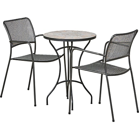 Gijon Mosaic Cafebord med Kildebo Stole