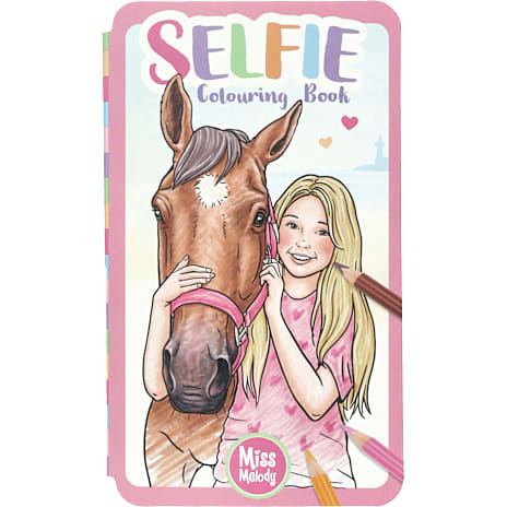 Miss Melody selfie malebog - hest 1 stk.