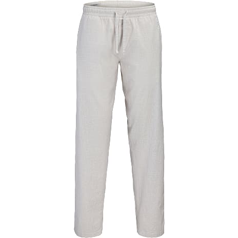 JJ REBEL herre bukser i hørblanding str. M - beige 1 stk.