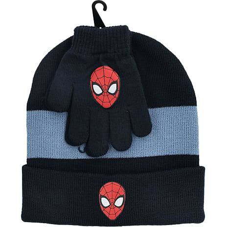 Spiderman Børne Hue- og Handskesæt onesize, navy