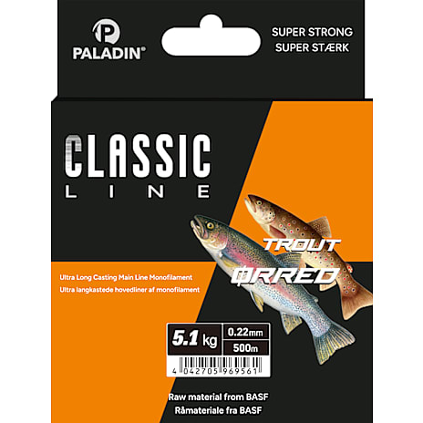 Paladin CLASSIC Mono Fiskeline Klar