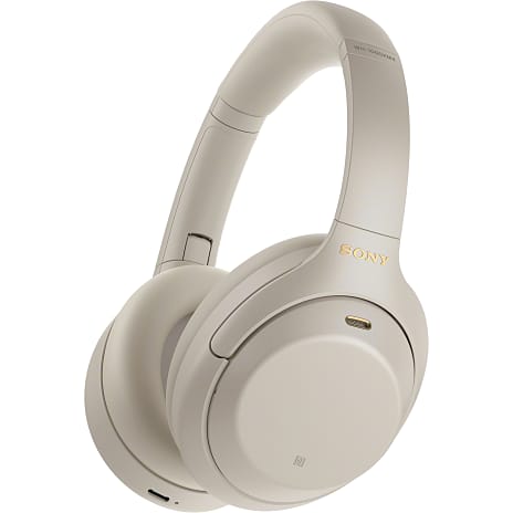 Sony WH-1000XM4 Trådløse Støjreducerende Hovedtelefoner Sølvfarvet