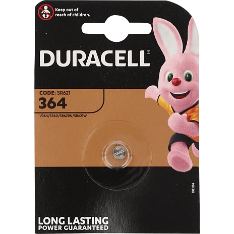 Duracell Sølvoxid SR621 364 batterier 1 stk.