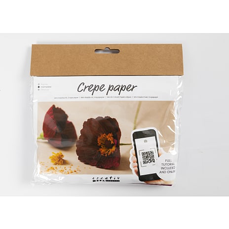 Creativ Company Mini Kreativt Sæt Crepepapir Valmuer