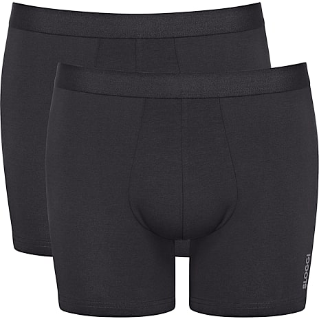 Sloggi herre 2-pak tights str. L - sort 1 stk.