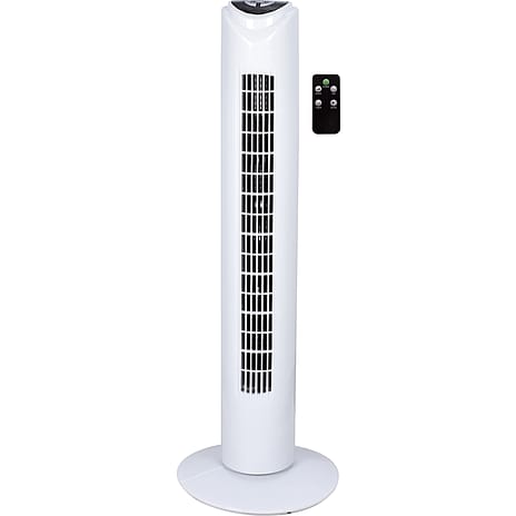 Epiq Tårnventilator med Fjernbetjening Hvid