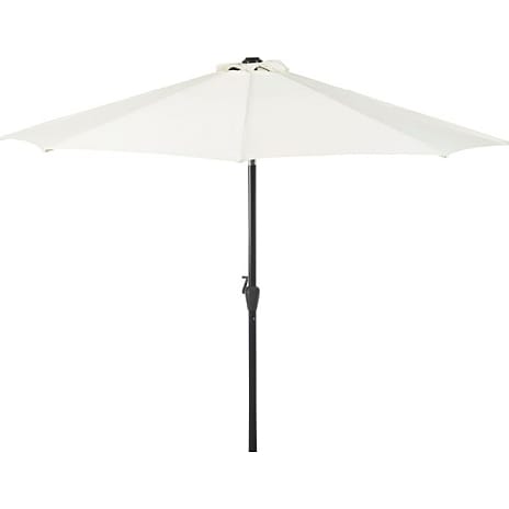 Andre mærker Miami parasol Ø300cm sort/offwhite